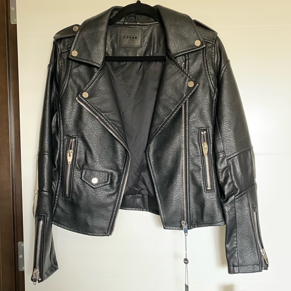 Blank NYC Faux Leather jacket NWT Small